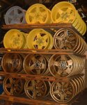 Wheels with colour coat